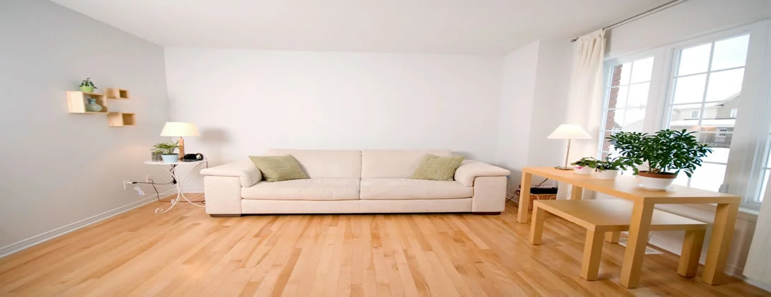 Светла дневна с дървен под